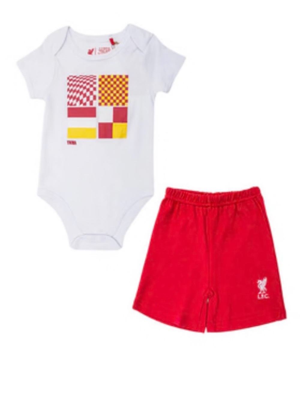 Graphic Bodysuit & Short Set Size 9-12 months .